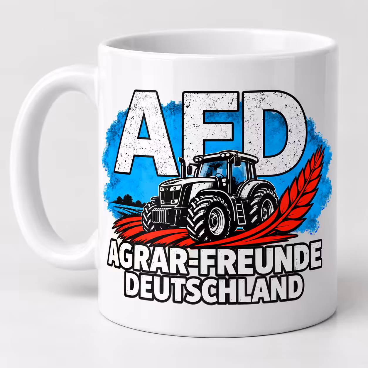 Agrar-Freunde Deutschland Traktor Tasse 330 ml – Landwirt Bauern Geschenk Satire 1 Agrar-Freunde Deutschland Traktor Tasse 330 ml – Produktansicht