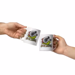 Kaffee mit Ladedruck Keramiktasse für Tuning Fans