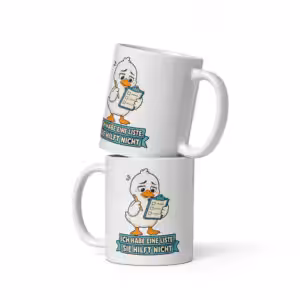 Ich habe eine Liste Tasse – Produktbild 1