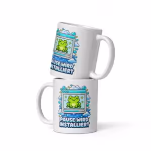 Pause wird installiert Tasse – Produktbild 1