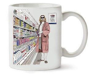 Klassische Teetasse Lebowski The Dude 325ml Keramik