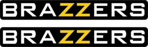 Brazzers Aufkleber Set 2 Stück wetterfest 20 x 2,5 cm