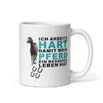 Keramik Kaffeetasse mit Tiermotiv, 330 ml, lustiger Spruch