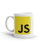 JavaScript Logo Tasse Keramik Geschenk für Entwickler