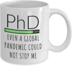 PhD-Tasse 330 ml Keramik mit humorvollem Spruch