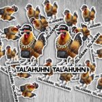 Talahuhn Meme Aufkleber 2er Set 13 x 9 cm Vinyl