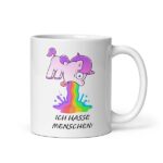 Einhorn Tasse 330 ml mit kotzendem Motiv, lustig