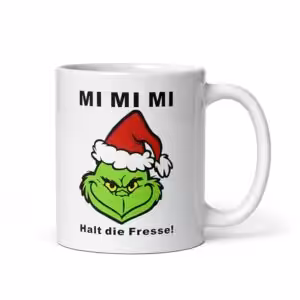 Grinch Tasse 330 ml mit sarkastischem Spruch