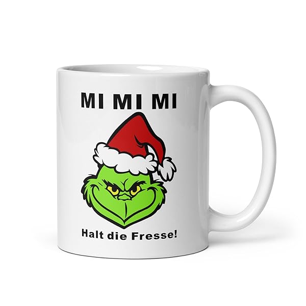 Grinch Tasse 330 ml mit sarkastischem Spruch 1 Grinch Tasse 330 ml mit sarkastischem Spruch