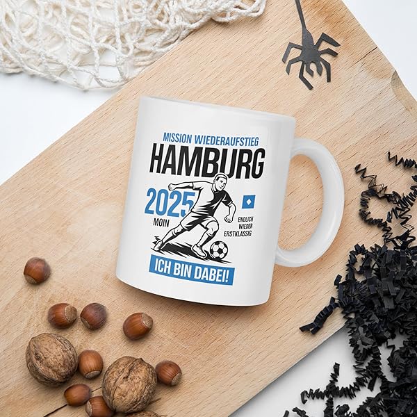 Hamburg Fußball Tasse Mission Wiederaufstieg 2025 Statement 3 Hamburg Fußball Tasse Mission Wiederaufstieg 2025 Statement