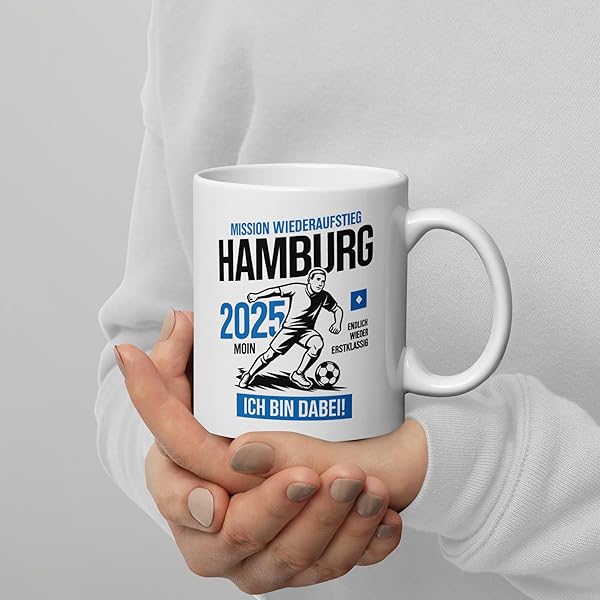 Hamburg Fußball Tasse Mission Wiederaufstieg 2025 Statement 4 Hamburg Fußball Tasse Mission Wiederaufstieg 2025 Statement