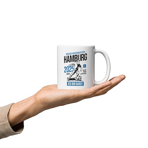 Hamburg Fußball Tasse Mission Wiederaufstieg 2025 Statement 5 Hamburg Fußball Tasse Mission Wiederaufstieg 2025 Statement