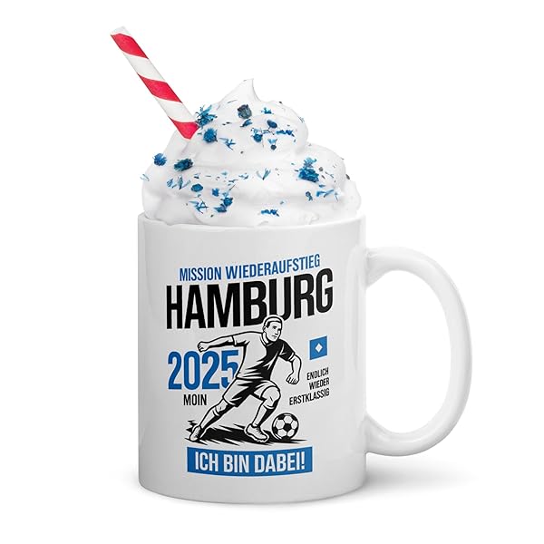 Hamburg Fußball Tasse Mission Wiederaufstieg 2025 Statement 7 Hamburg Fußball Tasse Mission Wiederaufstieg 2025 Statement