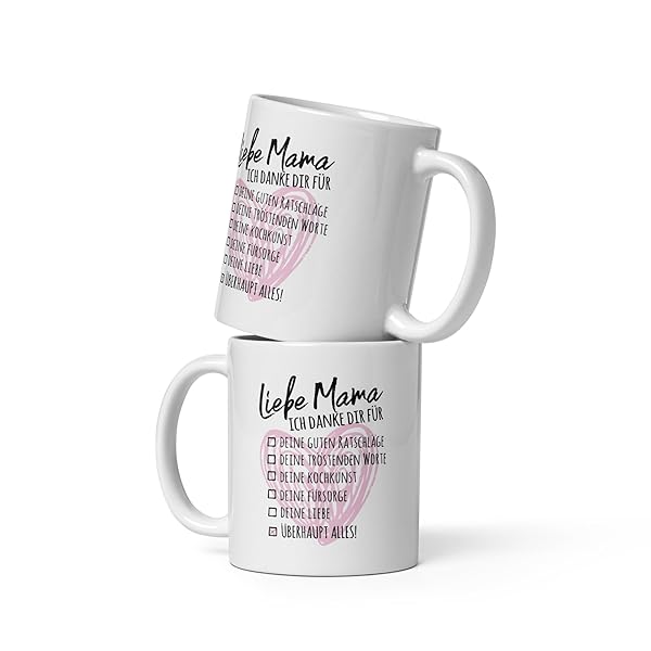 Liebe Mama Tasse 330 ml Geschenk zum Muttertag 2 Liebe Mama Tasse 330 ml Geschenk zum Muttertag