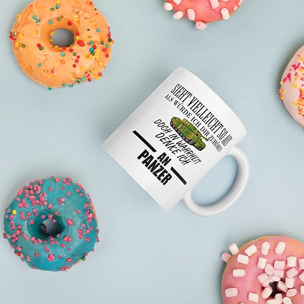 Lustige Panzer Tasse 330 ml mit Spruch als Geschenk 3 Lustige Panzer Tasse 330 ml mit Spruch als Geschenk