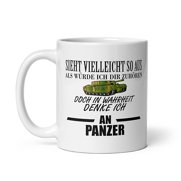 Lustige Panzer Tasse 330 ml mit Spruch als Geschenk 4 Lustige Panzer Tasse 330 ml mit Spruch als Geschenk