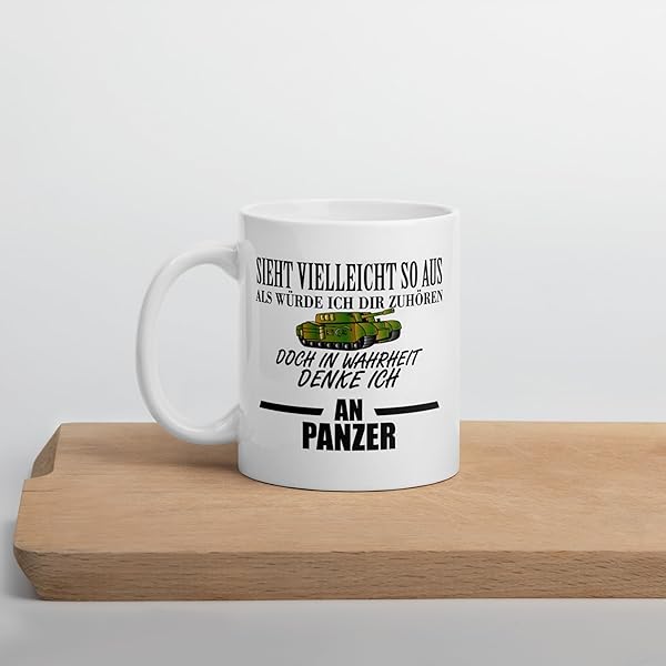 Lustige Panzer Tasse 330 ml mit Spruch als Geschenk 6 Lustige Panzer Tasse 330 ml mit Spruch als Geschenk