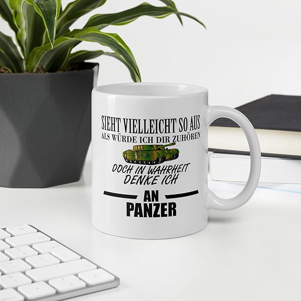 Lustige Panzer Tasse 330 ml mit Spruch als Geschenk 8 Lustige Panzer Tasse 330 ml mit Spruch als Geschenk