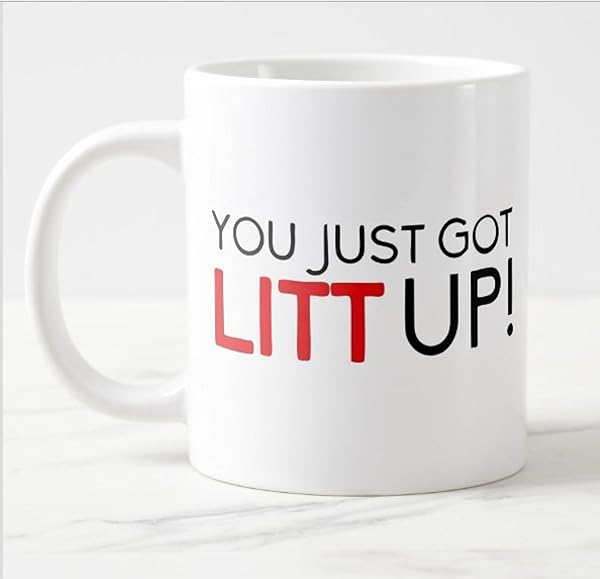 Lustige Spruch-Tasse You Just Got Litt Up 330 ml Keramik 1 Lustige Spruch-Tasse You Just Got Litt Up 330 ml Keramik