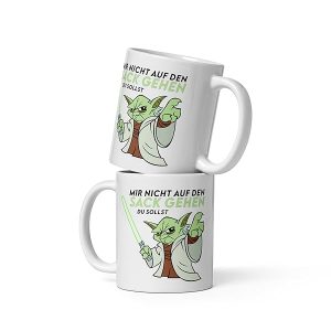 Lustige Yoda Tasse Mir-nicht-aufn-Sack Bürohumor