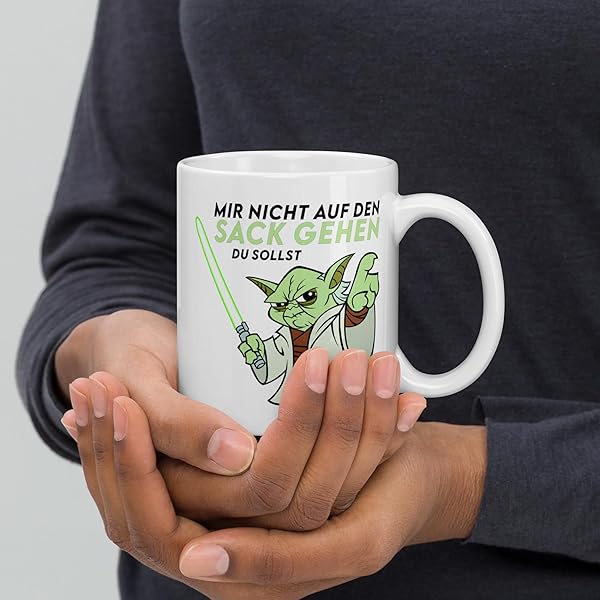 Lustige Yoda Tasse Mir-nicht-aufn-Sack Bürohumor 5 Lustige Yoda Tasse Mir-nicht-aufn-Sack Bürohumor