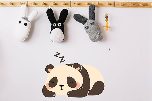 Panda Wandtattoo Kinderzimmer Wohlfühl-Deko Set 3 Panda Wandtattoo Kinderzimmer Wohlfühl-Deko Set