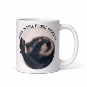 Pedro Waschbär Keramiktasse 330 ml spülmaschinenfest