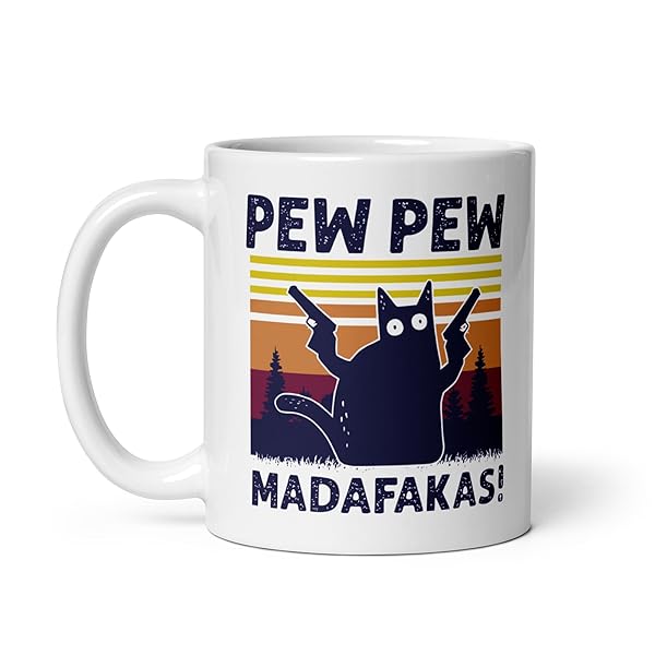 Pew Pew Madafakas Tasse 330 ml für Katzenfans 3 Pew Pew Madafakas Tasse 330 ml für Katzenfans