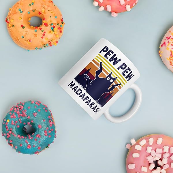 Pew Pew Madafakas Tasse 330 ml für Katzenfans 4 Pew Pew Madafakas Tasse 330 ml für Katzenfans