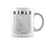 Tasse mit Bibelversverweisen 330 ml Premium