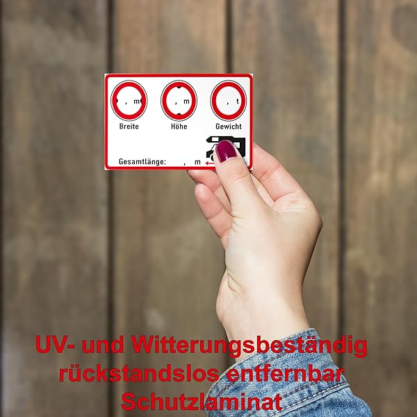 Wohnmobil Aufkleber Set 2er beschreibbar 10x6 cm 4 Wohnmobil Cockpit Aufkleber 2er Set 10 x 6 cm beschriftbar